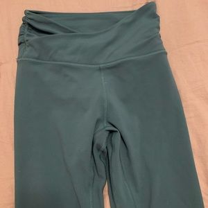 Grey crossover full length leggings